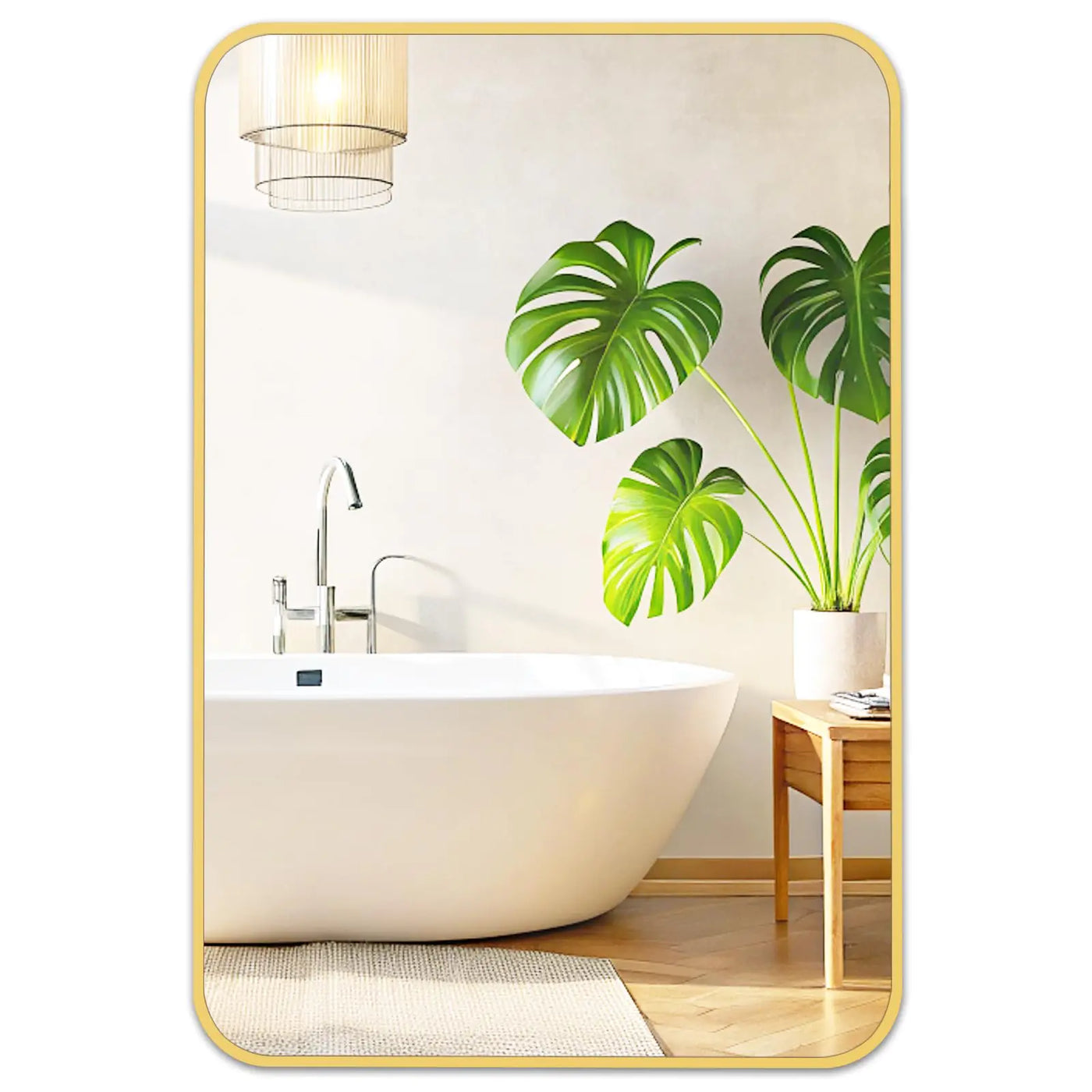 Fabuday Gold Bathroom Mirror